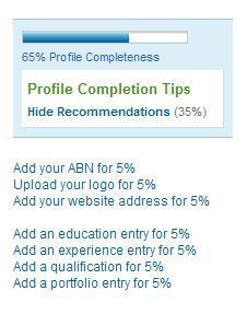 How complete is your Profile?